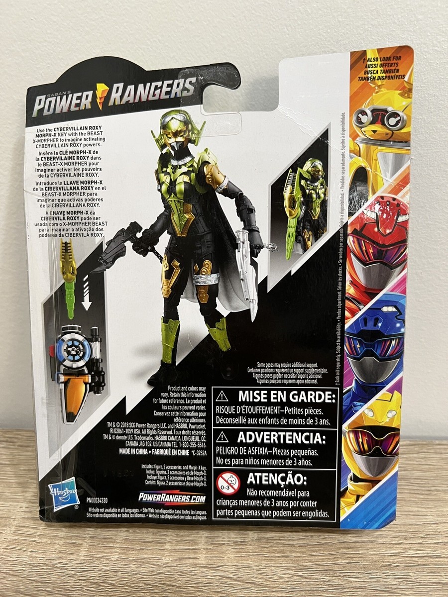 Power Rangers Beast Morphers Cybervillain Roxy Action Figure 2018