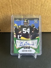 2021 Leaf Draft - Autographs Green #BA-DN2 Daviyon Nixon (AU, RC)