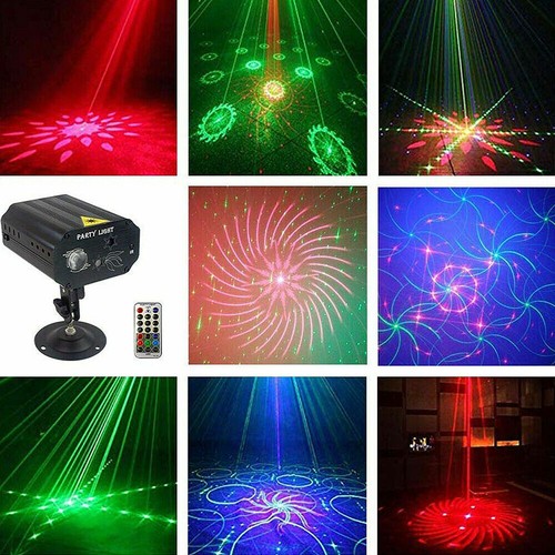 24 Pattern RGB Laser Spotlight Disco DJ LED Stage Light KTV Projector Lamp RLM - Picture 5 of 12