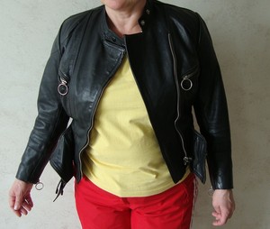 harro leather jacket