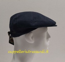 COPPOLA BERRETTO BLU SCOZZESE 100% LANA MADE IN ITALY