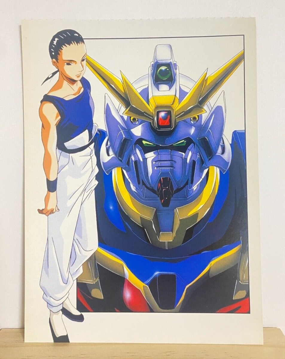 Chang Wufei Mobile Suit Gundam Wing Limited Postcard 1997 Anime
