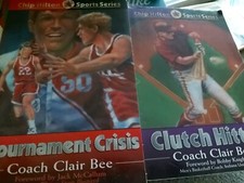 CLUTCH HITTER & Tournament Crisis by Coach Clair Bee 4 14  Chip Sports Series