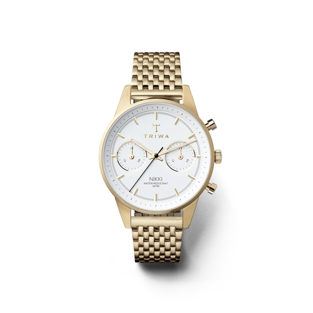 Triwa Nikki Ivory Gold Brace Super Slim Watch UK