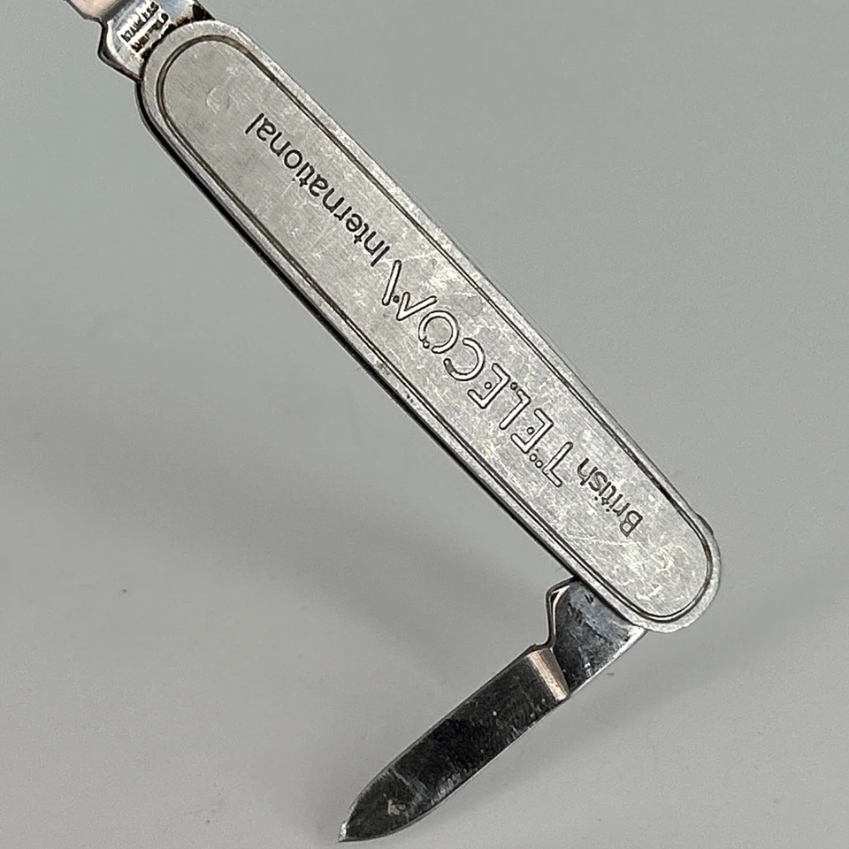 Cuchillo de bolsillo Sheffield England BRITISH TELECOM INTERNATIONAL bolígrafo caballero Foto 4 de 4