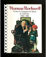 1980-1981 NORMAN ROCKWELL 15 MONTH ENGAGEMENT BOOK & CALENDAR-ART