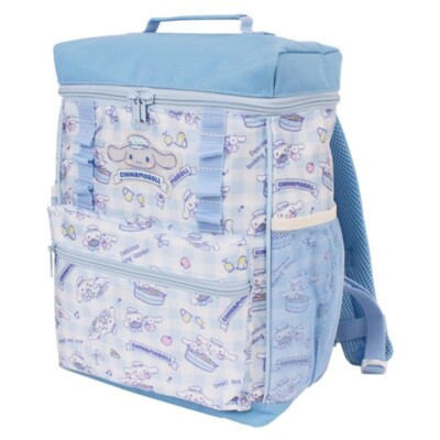 Sanrio Cinnamoroll Square Backpack Rucksack School Bag Light Blue Clover