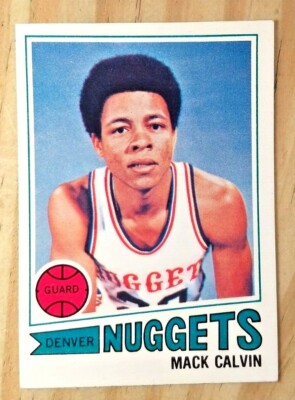1977-78 TOPPS MACK CALVIN CARD#96 USC JAZZ NUGGETS SPURS LAKERS SQUIRES