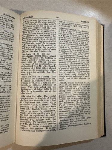 A Dictionary Of Modern English Usage H.W Fowler Hardback Book Oxford Press 1957 - Picture 9 of 10