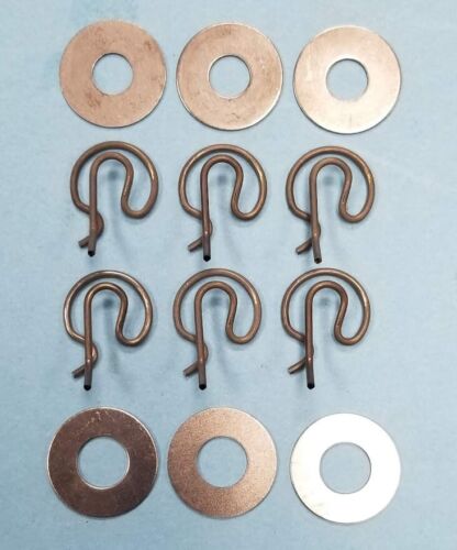 Mopar 4-Speed Hurst Inland 1964-87 A833 OEM Shifter Linkage Clips Washer Pkg New - Picture 1 of 1
