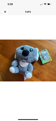 NEU MIT ETIKETT PLAY TIVE STOFFTIER NIEDLICHER KOALA PLÜSCHTIER FUNKELNDE BLAUE AUGEN