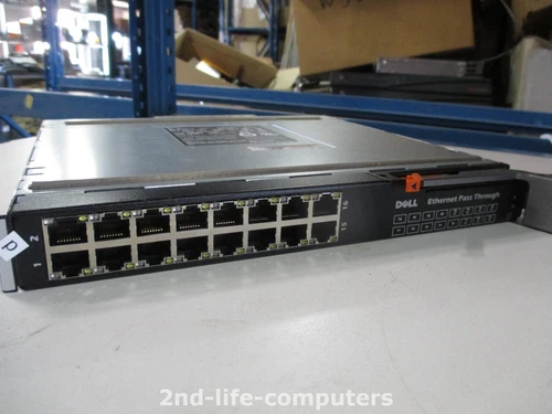 Dell WF740 WW060 10G-PTM 16-Port Ethernet Pass Through Module FOR: M1000e