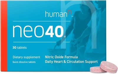 HumanN Neo40 Daily Heart & Blood Circulation Supplements to Boost Nitric Oxide -