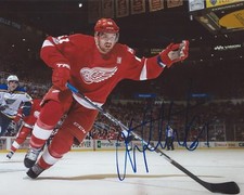 Xavier Ouellet Signed 8x10 Photo Detroit Red Wings Autographed COA B