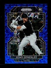 2022 PRIZM QUICK PITCH BLUE DONUT CIRCLES #197 ROMY GONZALEZ RC 191/199 WHITESOX