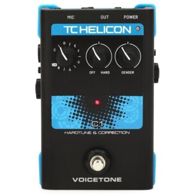 TC-Helicon VOICETONE-C1 HardTune and Pitch Correction Pedal From Japan