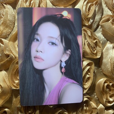 Karina AESPA Armageddon Girl K-POP Photo Goddess Card Forever Pink