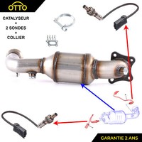 Katalysator Auspuffsonde Vorbereitet FüR C1 II 1.2 VTI 72 108 208 I - 9678127280