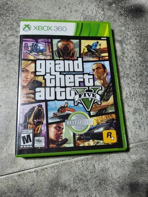 Grand Theft Auto V GTA 5 ( Microsoft Xbox 360, 2013) With Manual & Map Tested