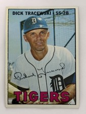 1967 Topps Dick Tracewski #559 Detroit Tigers Condition Excellent