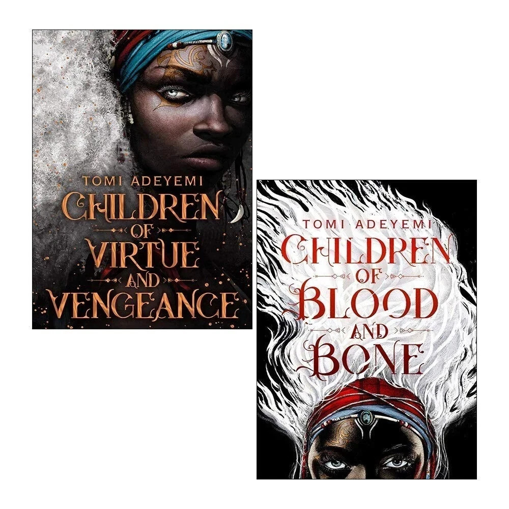 Tomi Adeyemi 2 Books Collection Set Bone Virtue Vengeance, Children of Blood