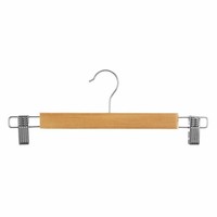 5Five Simply Smart 3 KleiderbüGel Mit Metallklammern, Holz, Stahl, Beige 151518C