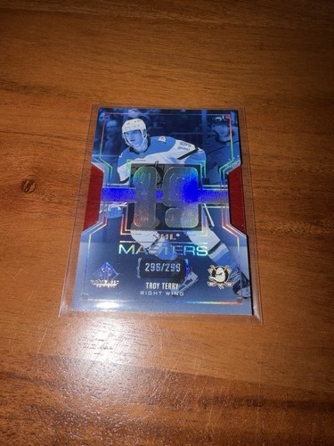 Troy Terry - 2025-26 SP Game Used #NM-1 NHL Masters /299 - Anaheim Ducks