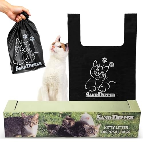 Cat Litter Waste Bags | Strong Thick Odor Sealing () Tall 35 Roll
