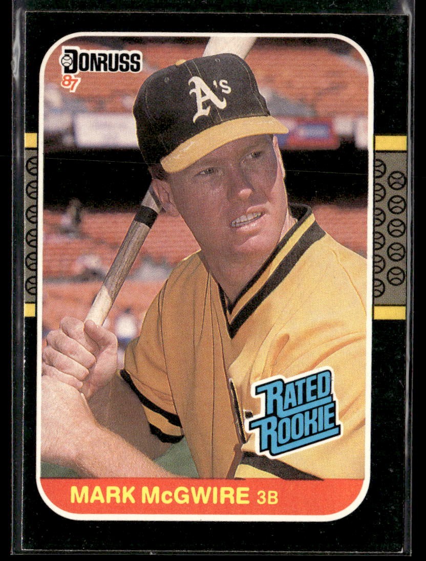 1987 Donruss Mark McGwire #46 EX Rated Rookie
