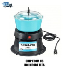 RAYTECH Vibratory Tumbler: 0.05 cu ft Capacity, No Drain Included