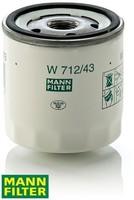 Mann-Filter W712/43 ÖLfilter MotoröLfilter