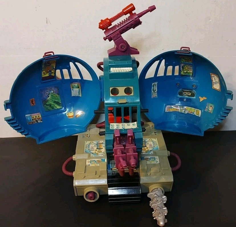 Vehículo Scout Technodrome 1993 Teenage Mutant Ninja Incompleto TMNT de Colección Foto 2 de 4