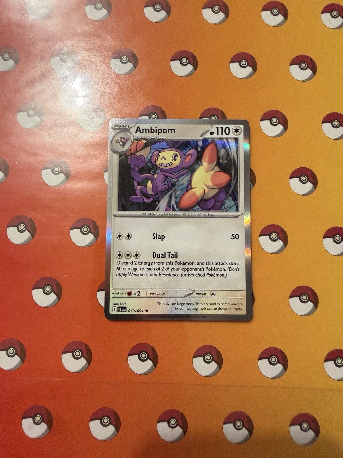 Pokemon TCG: Ambipom 079/094 - Phantasmal Flames (Holo) | NM/Mint