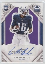 2015 Panini Crown Royale Rookie Signature Purple 15/25 Tre McBride #179 Auto 7xr