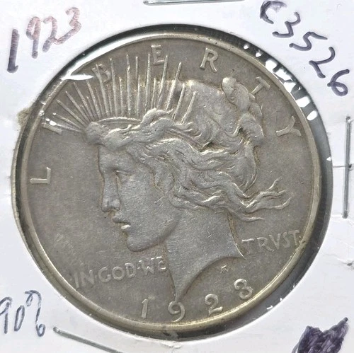 1923- P Peace Silver Dollar - 90% SILVER - ask4bud coin C3526