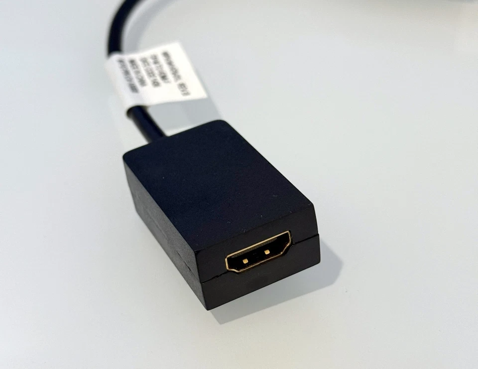 New Genuine Dell DisplayPort Male to HDMI Female Adapter Cable P/N Y4D5R - Image 3 of 4