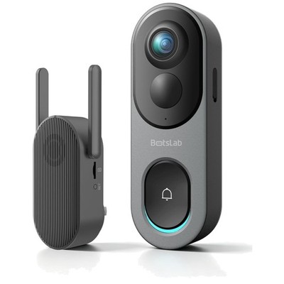 Wireless Video Doorbell Camera, 32GB SD, AI Motion Detection