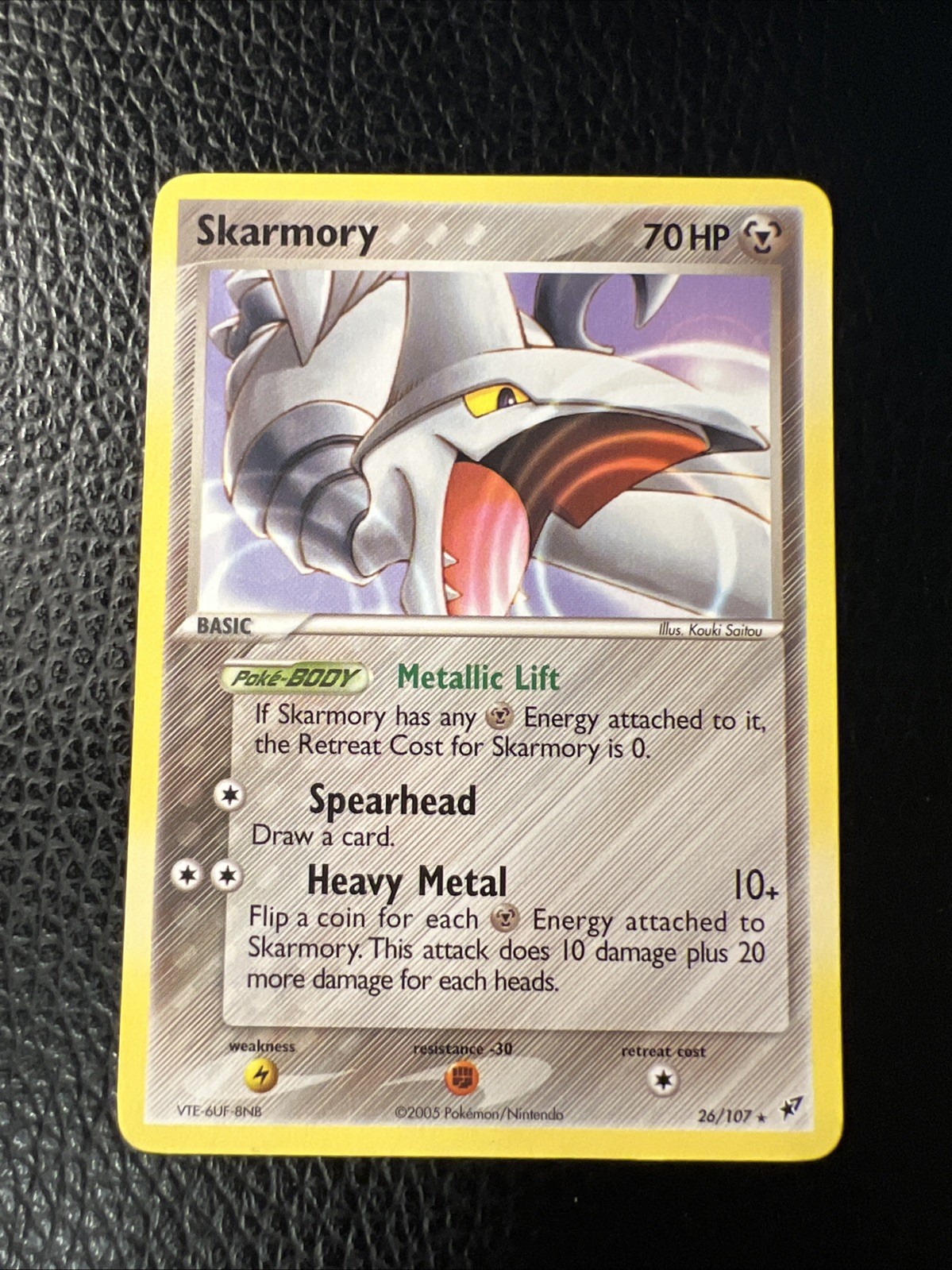 # Skarmory 26/107 - EX Deoxys - Rare - Vintage 2005 Pokémon TCG Vintage NM