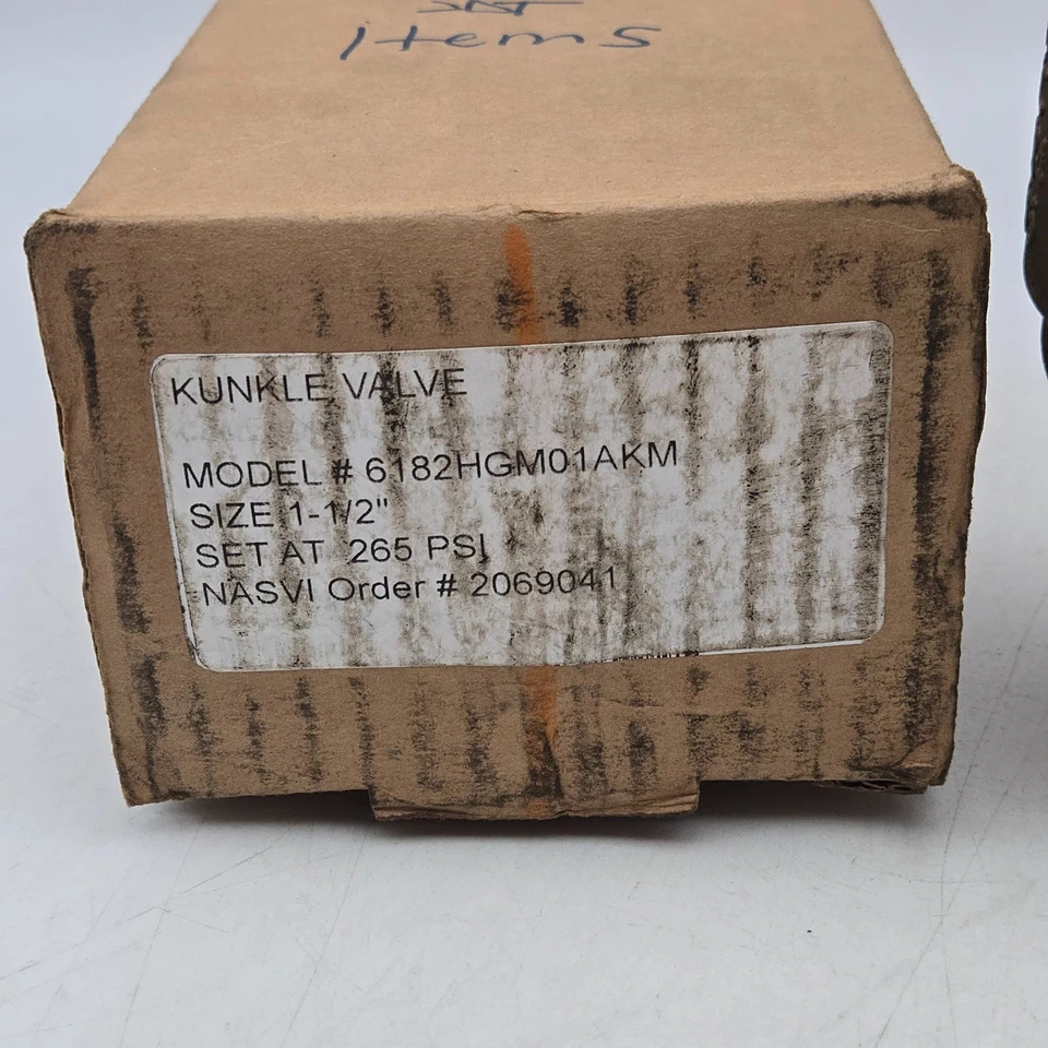 Kunkle 6182HGM01AKM 1 1/2" 1.5" Safety Relief Valve Brass Bronze Set at 265 PSI - Image 3 of 4