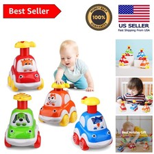 Bright and Safe Animal Car Toys - Perfect Gifts for Toddlers 1-2