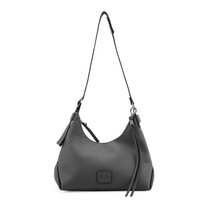 Fredsbruder My Bestie Schultertasche Leder 41Cm #FSB-227-3833 (Dark Grey)