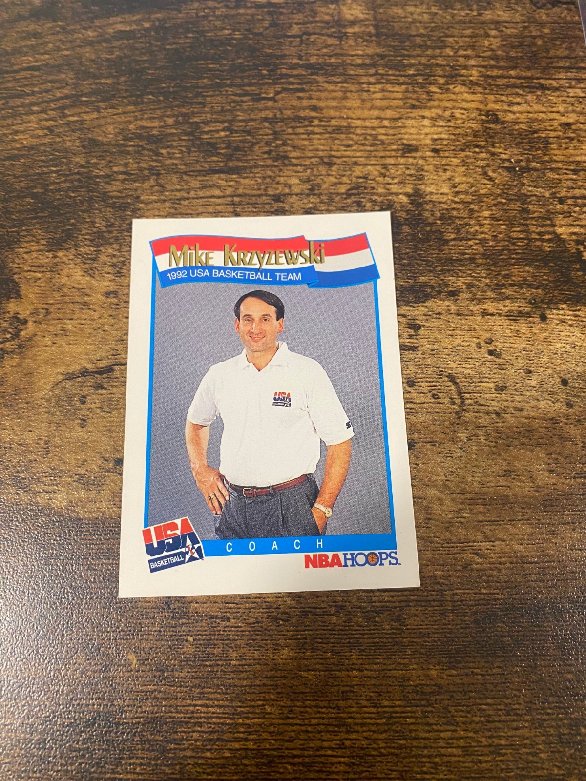Mike Krzyzewski 1991-92 NBA Hoops Card #588 – USA Olympic Team