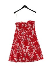 Coast A-Line Midi Dress S in Red
