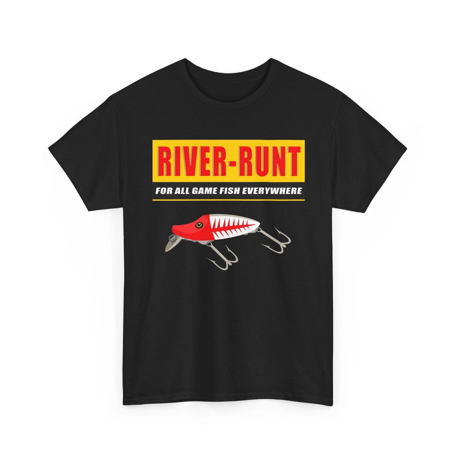 River Runt Lure Vintage Spook Fishing Heddon Bait Tackle Graphic Angler T-Shirt
Opens in a new windo