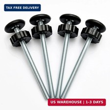 4 PCS Baby Gate Replacement Parts, 8MM Baby Gate Spindle Rods, Hardware Parts Ki