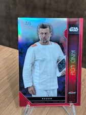 2023 Topps Finest Star Wars Kino Loy Andor Andy Serkis RED REFRACTOR /5 RARE