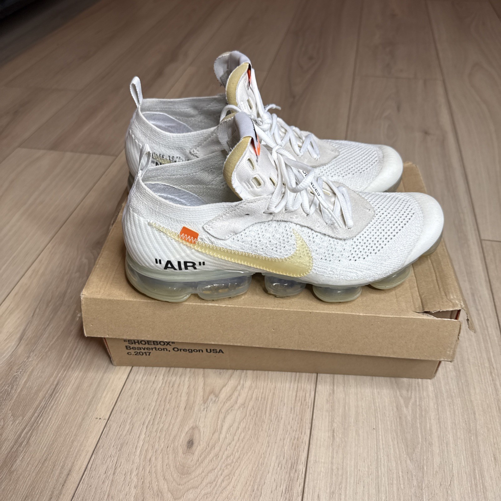 OFF WHITE X NIKE Taglia 11 5 Nike Off White x Air VaporMax parte 2