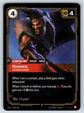 DRAVEN - VANQUISHER 020/221 FOIL SPIRITFORGED RIFTBOUND NM — live eBay listing