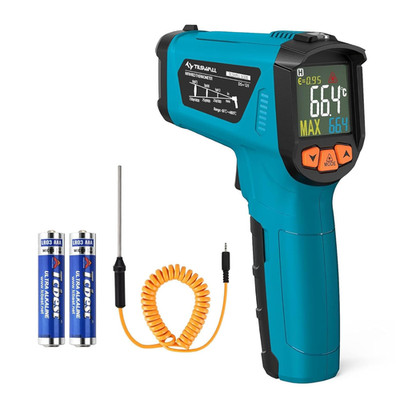 Infrarot Thermometer Tilswall IR Digital Laser Temperaturmessgerät Kochen LCD