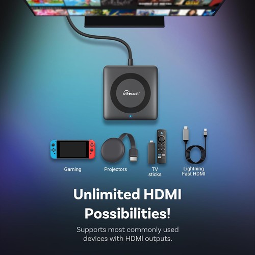OTTOCAST Car TV Mate Pro with Wireless CarPlay Multimedia Adapter with HDMI - Picture 6 of 11